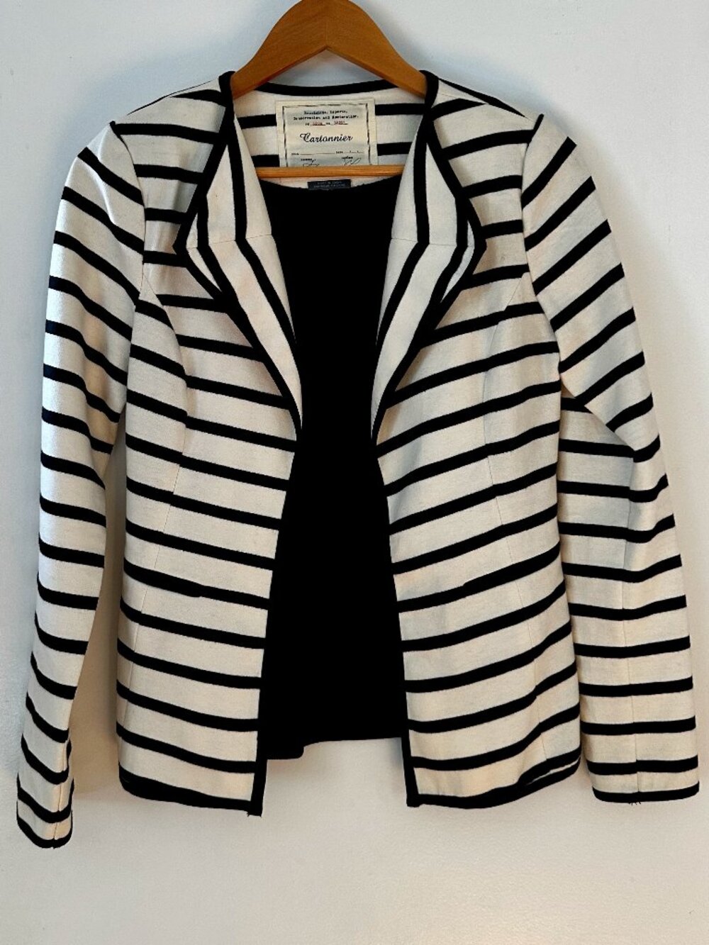 Anthropologie Cartonnier Striped Blazer Sz S